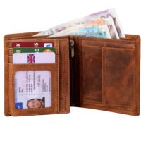 Premium Genuine Leather Compact Wallet (1070)