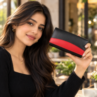 RFID Leather Women’s Wallet – Premium, Spacious & Stylish (370)