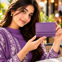 RFID Leather Women’s Wallet – Premium, Spacious & Stylish (5545)