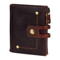 Zipper Unisex Leather Wallet for Men & Women (737)