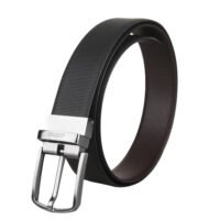 Premium Men's Reversible Leather Belt (RLR-Small Mat)